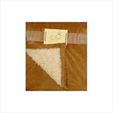 Beansprout Micro Mink Reversing to Sherpa Crib Throw Blanket