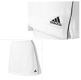 Adidas Piped Synergy Skirt (Womens) White/Black