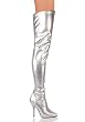 Women's 5 Inch Heel Stretch Thigh High Boots