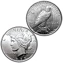 1922-P - PEACE DOLLAR - CHOICE UNCIRCULATED - SILVER DOLLAR