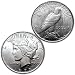 1925-P - PEACE DOLLAR - CHOICE UNCIRCULATED - SILV...