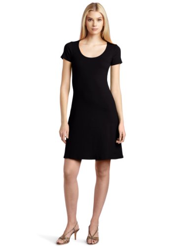 Three Dots Women's Ballet Neck Dress