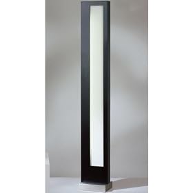Screen Floor Lamp, DK BRN BRS NCKL, CREME by Home Decorators Collection