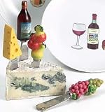 Set of 4 Gourmet Wine and Cheese Spreaders 12 687