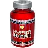 BSN HYPER SHRED 90 CAPS - THERMOGENIC FAT BURNER & ENERGY