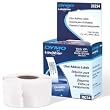 DYMO LabelWriter Address Labels, Clear, 1-1/8" x 3-1/2", 130 per pack