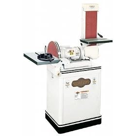 Shop Fox W1712 1-1 2 HP 6 Belt 10 Disc Combination Sander by Shop Fox