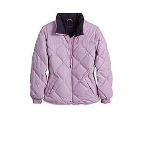 Little Girls' Diamond Quilted Down Jacket