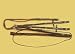 Sporting Goods : German Martingale Leather Rein Set