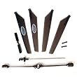 Full Set Replacement Parts for Syma S033G RC Helicopter, Main Blades, Main Shaft,Balance Bar, Connect Buckle? Tail blade-Authentic Syma parts- by SYMA