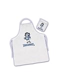 North Carolina Tar Heels ( University Of ) NCAA Barbecue/BBQ Apron and Mitt Tailgate Kit