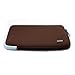 Toshiba Mini NB205 10.1" CaseCrown Fashion Netbook Neoprene Sleeve Case (Brown with Blue)