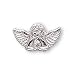 The Perfect 14K White Gold Praying Angel Pin - 8X13MM