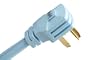 Monster PowerDryer AC Power Cord for Electric Dryers 6ft., 220v, 30 Amp 3 Prong, Round Cord (MP PD300-6R)