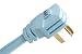 Monster PowerDryer AC Power Cord for Electric Dryers 6ft., 220v, 30 Amp 3 Prong, Round Cord (MP PD300-6R)