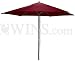 9' Patio Umbrella - Market Umbrella - Burgundy