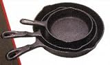 Review Get Organized  / 3 CAST IRON PANS