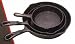 Kitchen & Housewares : Preseasoned 3 Piece Cast Iron Skillet Set