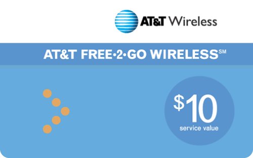 AT&T Prepaid $10 Refill Card