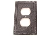 Combination Switch & Outlet Plates: Bronze Duplex Outletplate