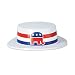 Skimmer Hat with Republican Elephant Band Adult