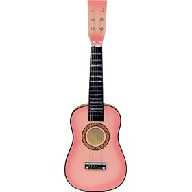 Crescent 23 Pink Kids Toy Acoustic Guitar with Accessories by Guitars