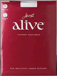 Click here to buy Hanes Alive Full Support Control Top Pantyhose by Hanes.