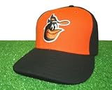 1975-76 Baltimore Orioles Orange Front Alternate Fitted Hat