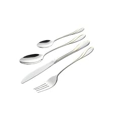 Karcher 120803 Besteck Set Toscana - hochwertiges 72-teiliges Edelstahl Besteck Set dekorvergoldet in exklusivem Attach�koffer mit Zahlenschloss