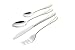 Karcher 120803 Besteck Set Toscana - hochwertiges 72-teiliges Edelstahl Besteck Set dekorvergoldet in exklusivem Attach&eacute;koffer mit Zahlenschloss