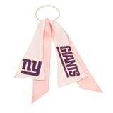 New York Giants Pink Ribbon Ponytail Holder