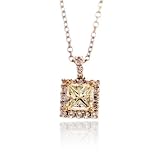Legrand White Gold Diamond Pendant 1.26ct tw
