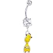 Surgical Steel Baby Giraffe Belly Ring