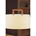 Lua 1 Pendant Finish / Shade / Bulb Type: Satin Nickel with Camel Leather / Cotton / Incand