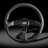 MOMO Tuner Black 350 steering wheel with red stitching
