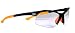 Black and Decker BD220-1C High Performance Safety Eyewear with Adjustable Temples, Clear Lens