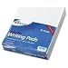 Ampad 21-112 Evidence Glue Top 8-1/2 x 11 Pads, Wide Rule, White, 50 Sheets, Dozen