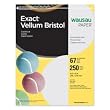 Wausau 81348 Exact Vellum Bristol, 8.5 x 11 Inches, Gray, 250 Count (81348)