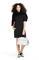 Polyester Raglan Sleeves Belted Pleated  Dress