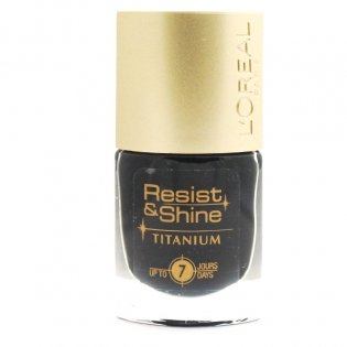 Vernis à Ongles - Resist & Shine Titanium - N°720 Deep Black - L'Oréal Vernis à Ongles - Resist & Shine Titanium - N°720 Deep Black - L'Oréal
