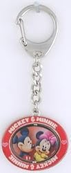 Mickey and Minnie Mouse Spinner Key Chain