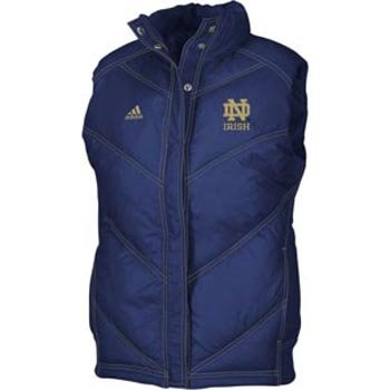 Notre Dame Irish NCAA Womens Polyfill Vest Jacket - M