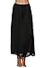 Avidlove Women Lingerie Slips Satin Snip-it Half Slip Lace Underskirt Long Black,X-Large