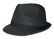 New Black Tweed Classic Cuban Fedora Fashion Hats