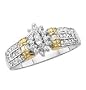 10kt. White Gold, 1/4 ct. tw. Diamond Promise Ring
