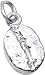 Coffee Bean Charm 14K White Gold Coffee Bean Charm 14K White Gold