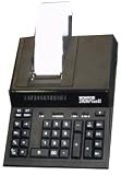 Monroe Classic Black Desktop Print-Display Calculator