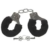 Black Furry Handcuffs