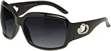 J.LO by Jennifer Lopez Open-Heart Emblem Sunglasses [66368115], Black