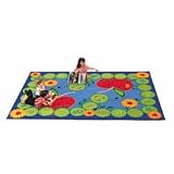 ABC Caterpillar Rectangle Carpet 4'5 x 5'10 by 